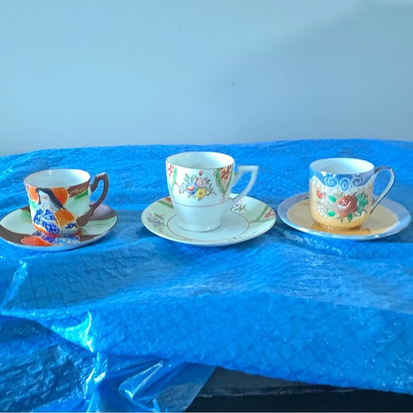 Beautiful Bundle  Japanese Demitasse Cup and Saucer sets - Made in Japan - Picture 2 of 14